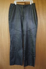 Vintage Pelle Studio Wilsons Womens Size: 10 Black Leather Pants RN 69426
