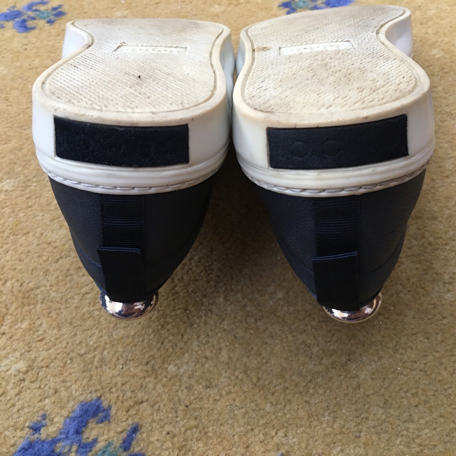 Gucci Trainers Sneaker Shoes Paisley Canvas Leather Mens UK 6.5 US 7.5 EU 40.5 thumbnail 7