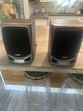 Pair Of Aiwa SX-NA10 2 Way Twin Duct Bass Reflex Speakers Tested Freefast Ship