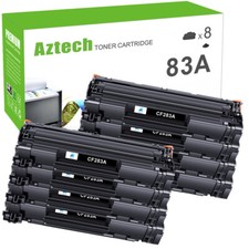 8PK CF283A 83A Laser Toner Cartridge Compatible for HP LaserJet Pro MFP M127fw
