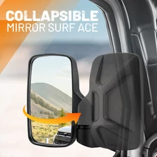 For Polaris Ranger XP 1000 / Northstar Hard Door Mount Side Rearview Mirrors NEW