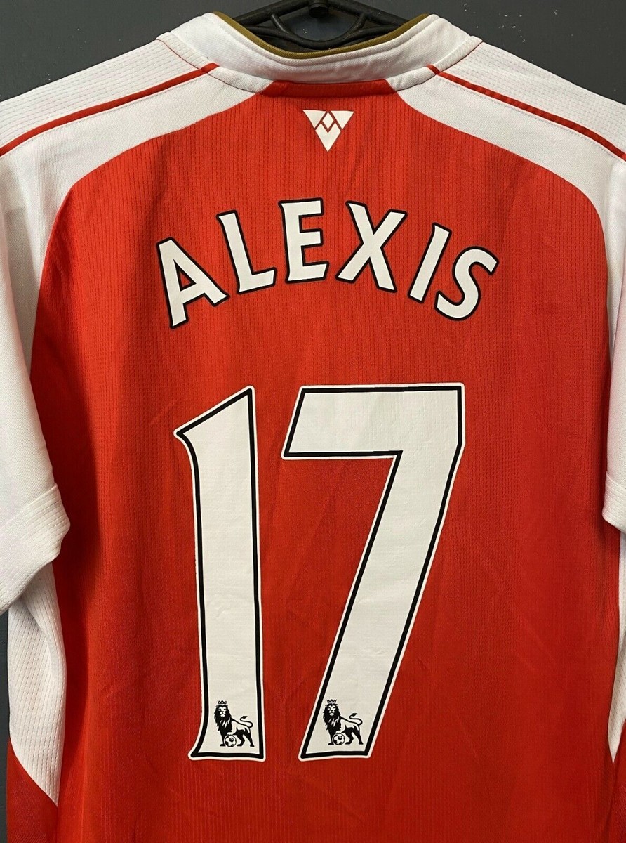 ALEXIS SANCHEZ MEN PUMA FC ARSENAL 2015/2016 SOCCER FOOTBALL SHIRT