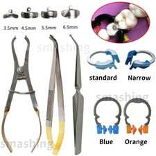 Bandas de matriz dental anillo seccional abrazadera de pinza de matriz restauración dental molar