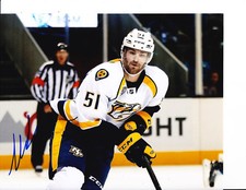 AUSTIN WATSON NASHVILLE PREDATORS SIGNED SKATING HARD 8X10