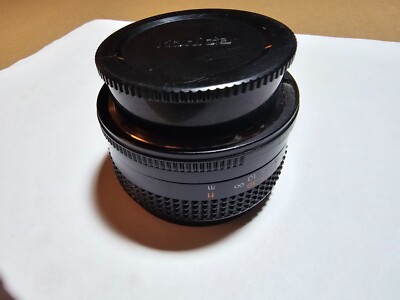 KONICA HEXANON AR F1.8 50mm FILM CAMERA LENS JAPAN 701018 ONE CAP