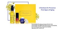L'Occitane En Provence First Signs of Aging Immortelle Cream Serum Cleanser NIB