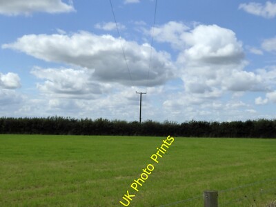 Foto 12x8 Stromkabel überqueren Broomham Moor King's Nympton gesehen von th c2015