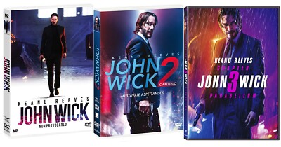 JOHN WICK - Sammlung 3 Filme (3 DVDs) Keanu Reeves