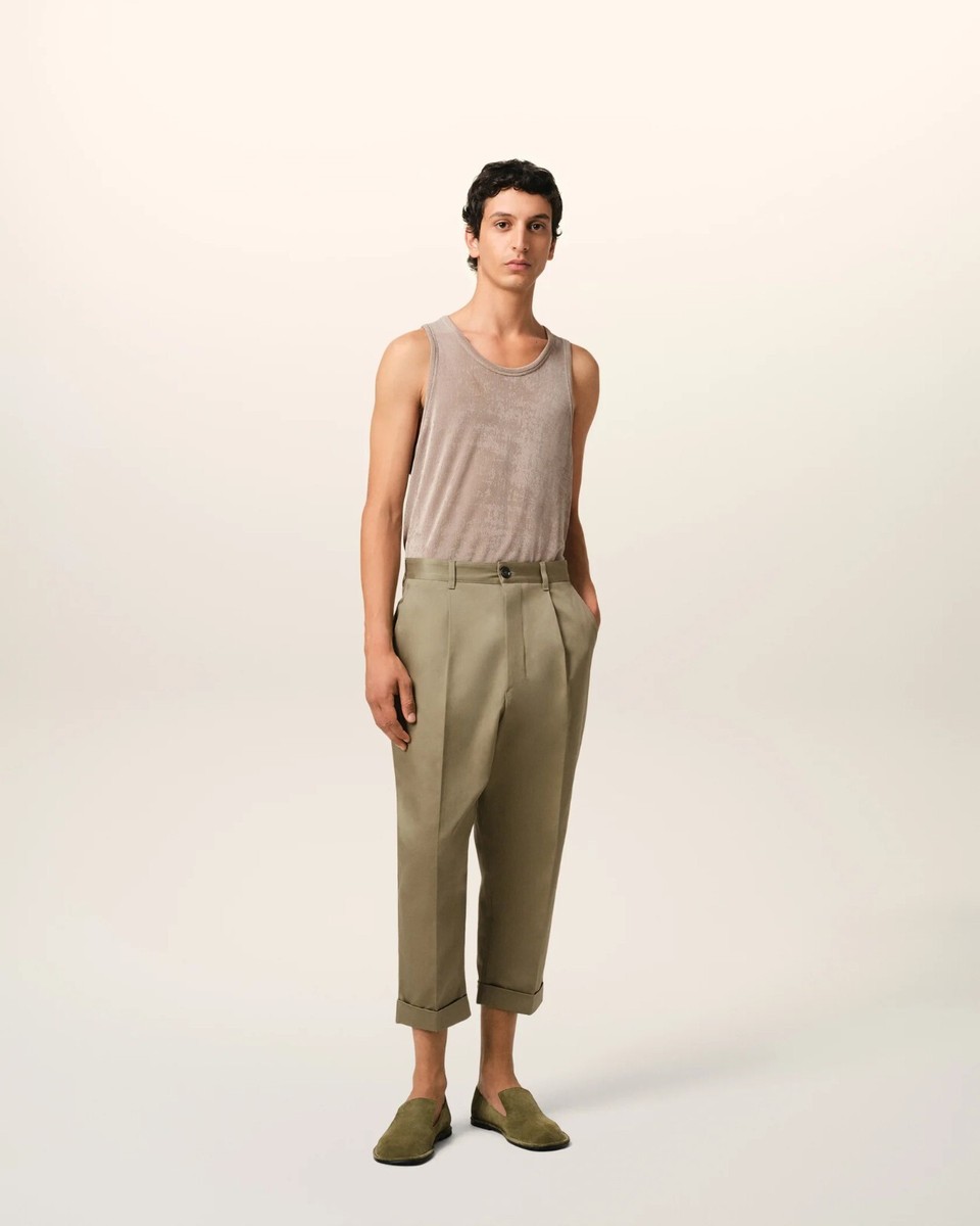 パンツ AMI Alexandre Mattiussi OVERSIZE CARROT AMI Paris Alexandre Mattiussi Carrot Oversized Trousers