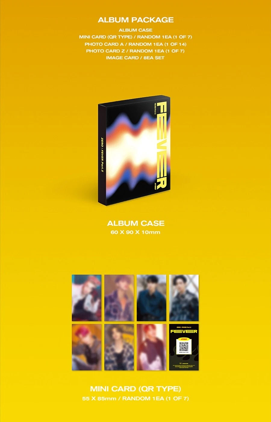 ATEEZ [ZERO : FEVER PART.2] Album PLATFORM Ver/QR+2 Photo Card+8