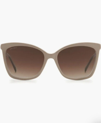 JIMMY CHOO ERIE/S  FWMNQ Sunglasses Havana Brown Frame NUDE Gradient Lens 54mm