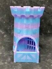 Castle Dice Tower Randomizer blue/purple 5 1/2 tall