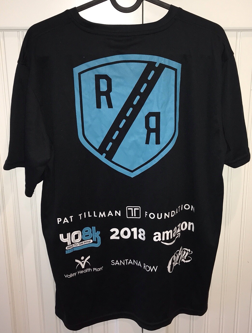 FILA T shirt RUN 408 2018 San Jose Race To The Row vestibilità asciutta taglia media