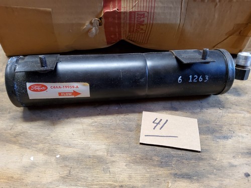 Rare NOS 1964 Galaxie Big Car Police Air Conditioning Receiver Drier Tank - Picture 4 of 5
