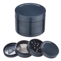 63Mm Grinder Metall Antihaft Crusher GewüRzmüHle KräUtermüHle Feinsieb 4-Teilig