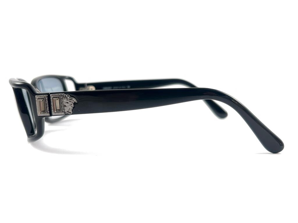 VINTAGE VERSACE MOD 554H RECTANGULAR BLACK FRAME … - image 4