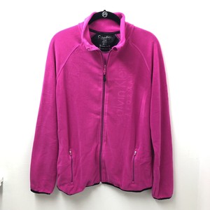 calvin klein pink fleece jacket
