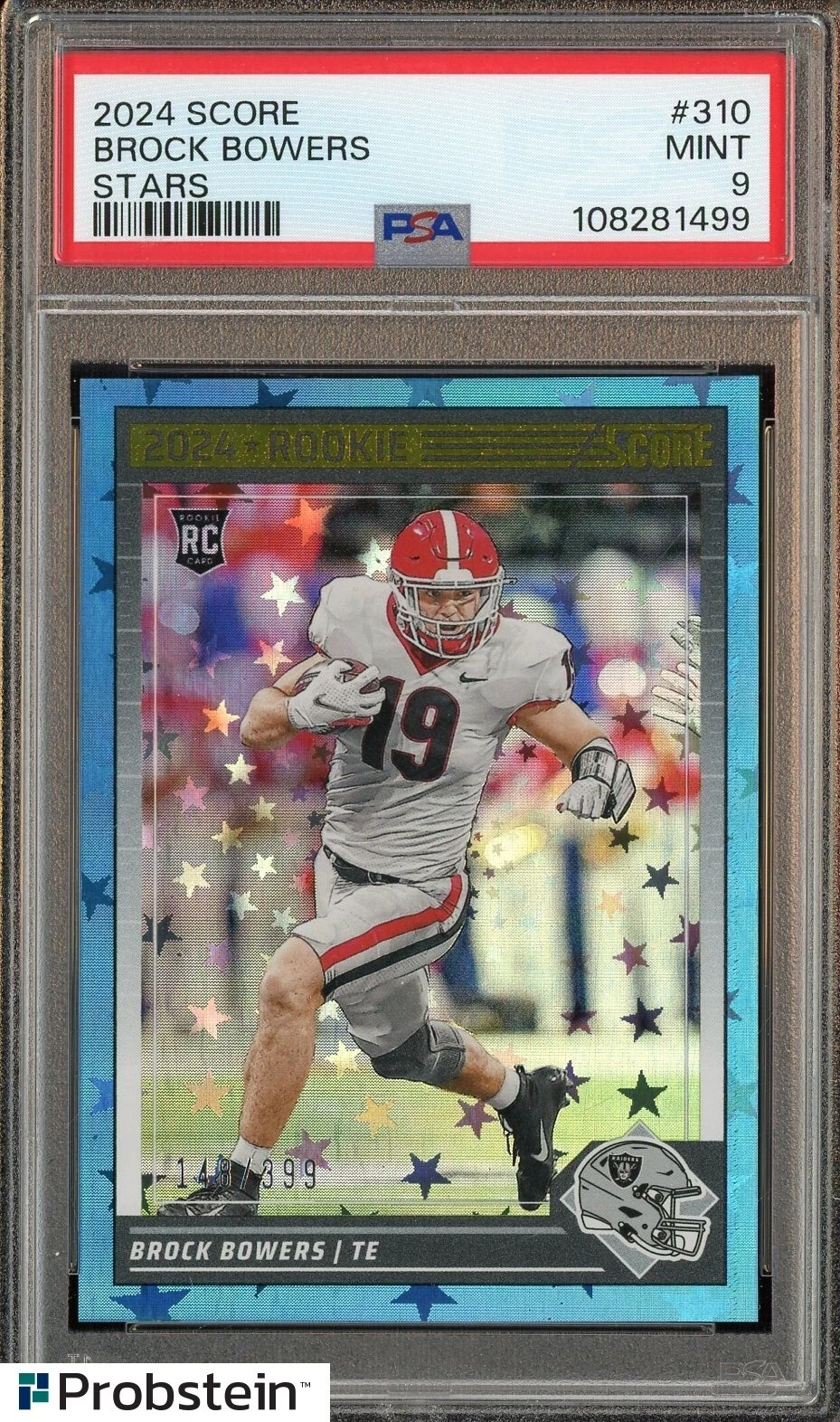 Brock Bowers Panini Score #310 Stars