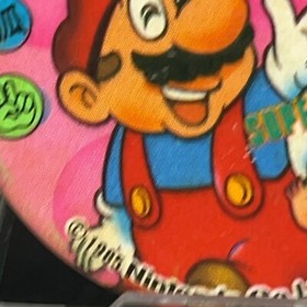 Mario Pink Toad Menko Super Mario Bros Famicom Card Nintendo 1985 NES Japanese