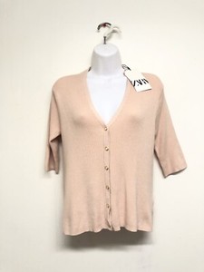 buttoned ribbed sweater zara