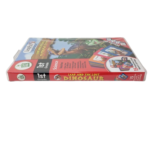 Leapfrog LeapPad (Leap And The Lost DINOSAUR) 1st Grade SCIENCE Book & Cartridge - Image 3 of 3