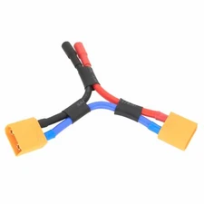 Series Wire Brushless Motor 6.5mm 1 Female to 2 Male XT90 10AWG 10CM Serial