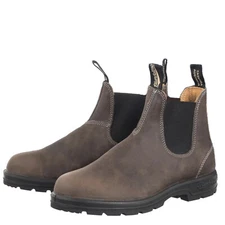 Blundstone 1469 Steel Grey Lux Leather Chelsea Unisex Boots