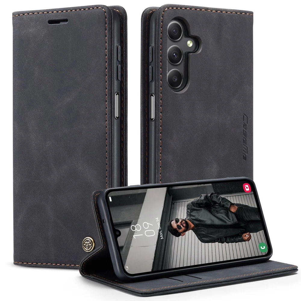 Magnetic Wallet Leather Flip Stand Cover for Samsung Galaxy A15 4G 5G Phone Case