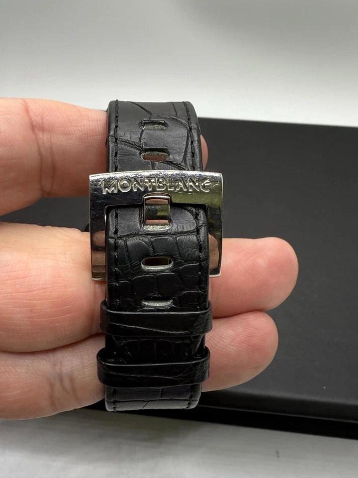 MONTBLANC TIMEWALKER REF# 7069 MENS STAINLESS STEEL WATCH TS 341861 - Image 4 of 4