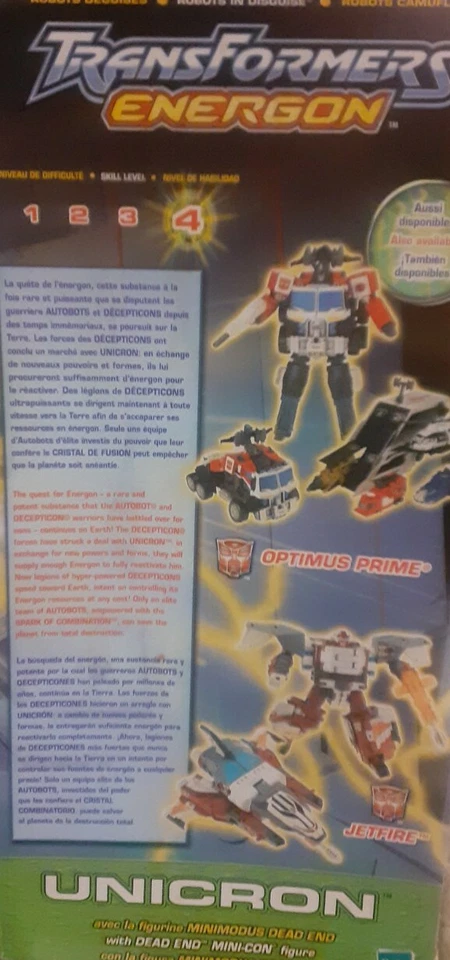 Transformers Energon - Unicron - with Minimodus Dead End Mini-Con Figure - RARE - Image 3 of 4