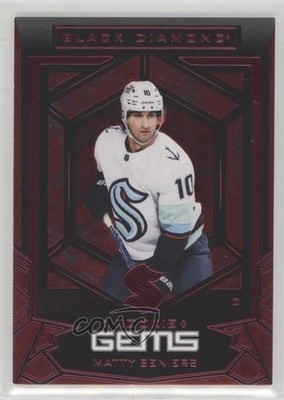 2022-23 Upper Deck Black Diamond Rookie Gems Red /100 Matty Beniers #RG-BE 1q2