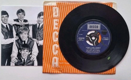 The Rolling Stones"Honky Tonk Women"1969 Decca Records Original UK 7" Single