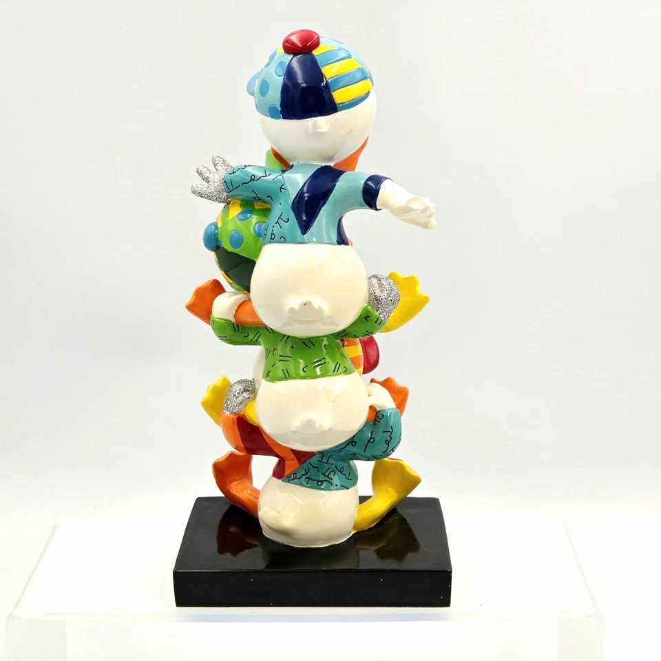 Romero Britto Disney 2015 Huey Dewey and Louie Diamond Dust Figurine Statue - Image 4 of 4