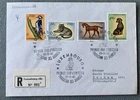 Luxembourg 1961 - Used Registered FDC Cover to Dachau Germany