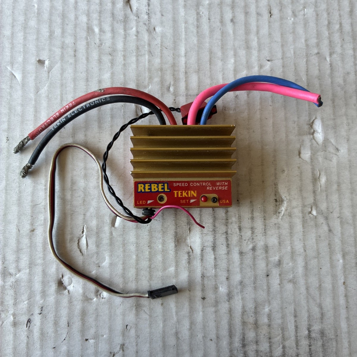 Vintage Tekin Rebel ESC Vintage ELECTRONIC SPEED CONTROL for RC 1