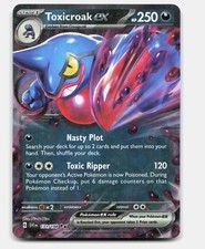 toxicroak ex pokemon card value PSA 10 Darkness Toxic Ripper (120) Your opponents Active Pokmon is now Poisoned Toxicroak Price & Card Details