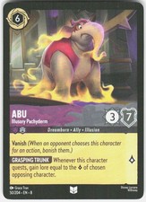 Abu Illusory Pachyderm 50/204 Reign of Jafar Disney Lorcana