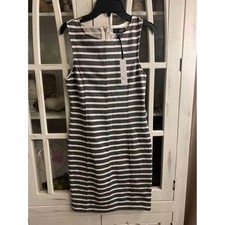 NWT Sanctuary Dress Womens XS, Gray And White (bin L)