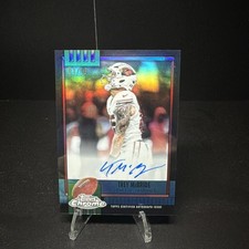 Trey Mcbride topps chrome auto true black first on print 1/10