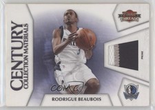 2010 Threads Century Collection Materials Prime 20/50 Rodrigue Beaubois #10 0c3