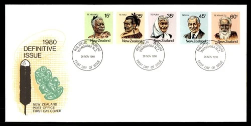 Mayfairstamps New Zealand FDC 1980 historical figures First Day Cover aax_42755