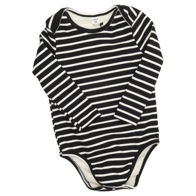 Shein, Body, Größe: 98, Schwarz/Weiß, Elasthan/Polyester, Streifen #xxj
