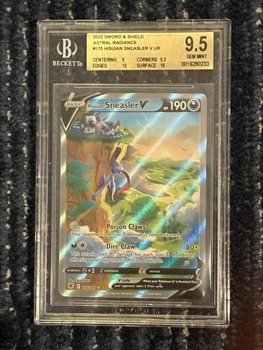 Hisuian Sneasler V graded BGS 9.5 for sale on eBay