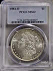 1884 O US Morgan Silver Dollar $1 PCGS MS62