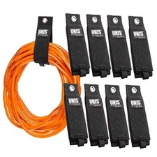 8 Pack Heavy Duty Large 13 Inch Extension Cord Storage Extendable Cable Strap 