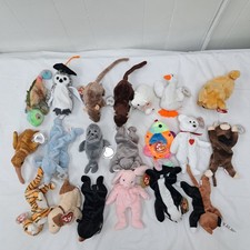 Vintage TY Beanie Baby Lot of 20 with Tags 90s 2000s Plush Toy Collectible