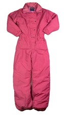 Roffe Vintage Ski Pink Ski Suit One piece Parkland Kids XL