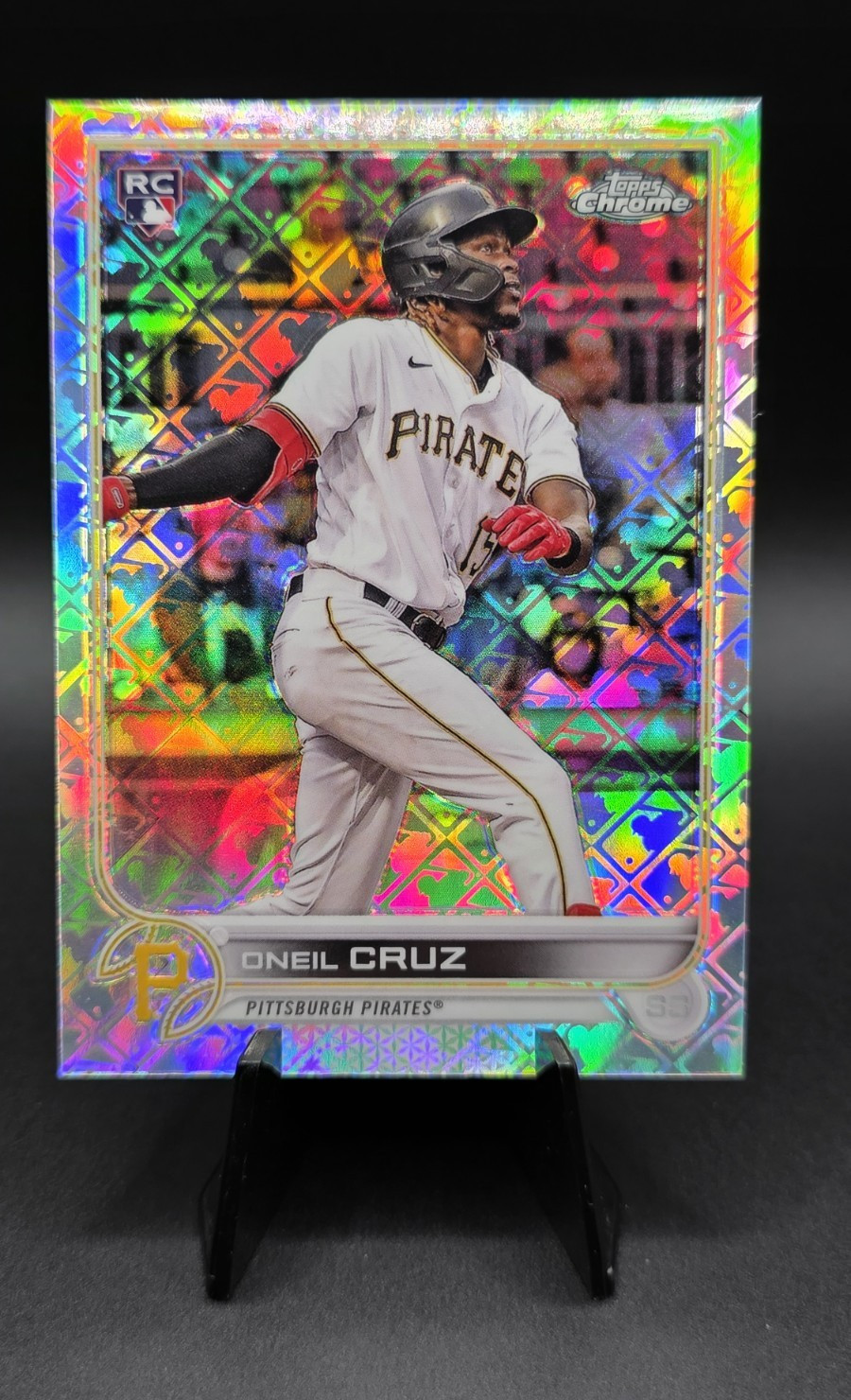 Topps 2022 Chrome Logofractor Oneil Cruz Rookie #22 Pittsburgh Pirates