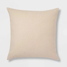 Euro Boucle Colorblock Decorative Pillow Khaki - Threshold: Indoor Cotton