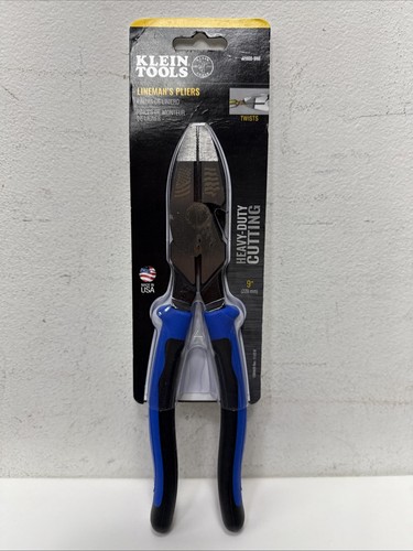 Klein Tools J2000-9NE Lineman's Side Cutting Pliers 9" Journeyman Handle NEW